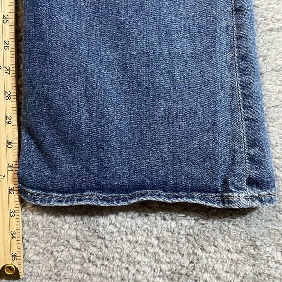 Abercrombie & Fitch Jeans Womens 4R/27 Flare High Rise Denim Stretch Boho Artsy - Picture 7 of 16